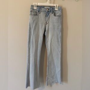 FRAME Le Crop Mini Boot Jeans Women’s Size 25 Light Wash NWOT *READ*